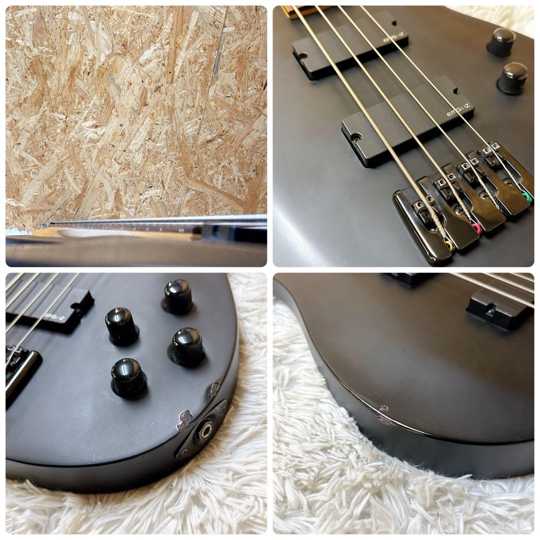 Schecter Damien-4 AD-DM-4 EMGhz コウモリインレイ