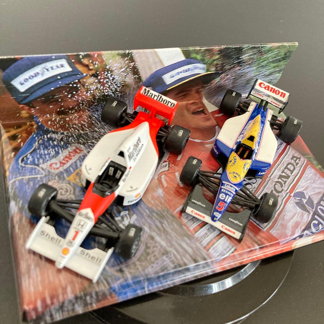 F1 MP4/6 FW14 アイルトンセナ マンセル ケースは ミニチャンプス
