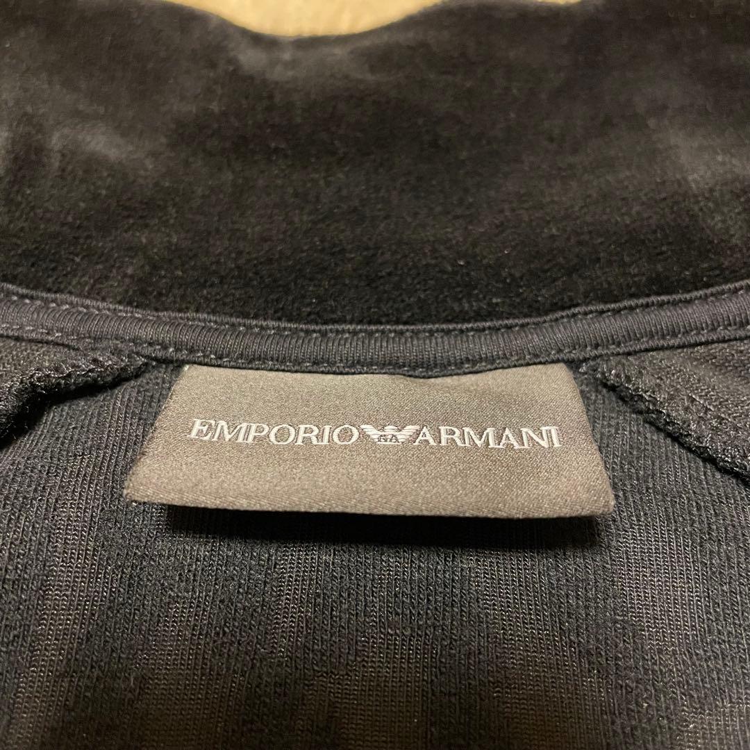 極美品　EMPORIO ARMANI ブルゾン　パーカー　ベロア　総柄　M L