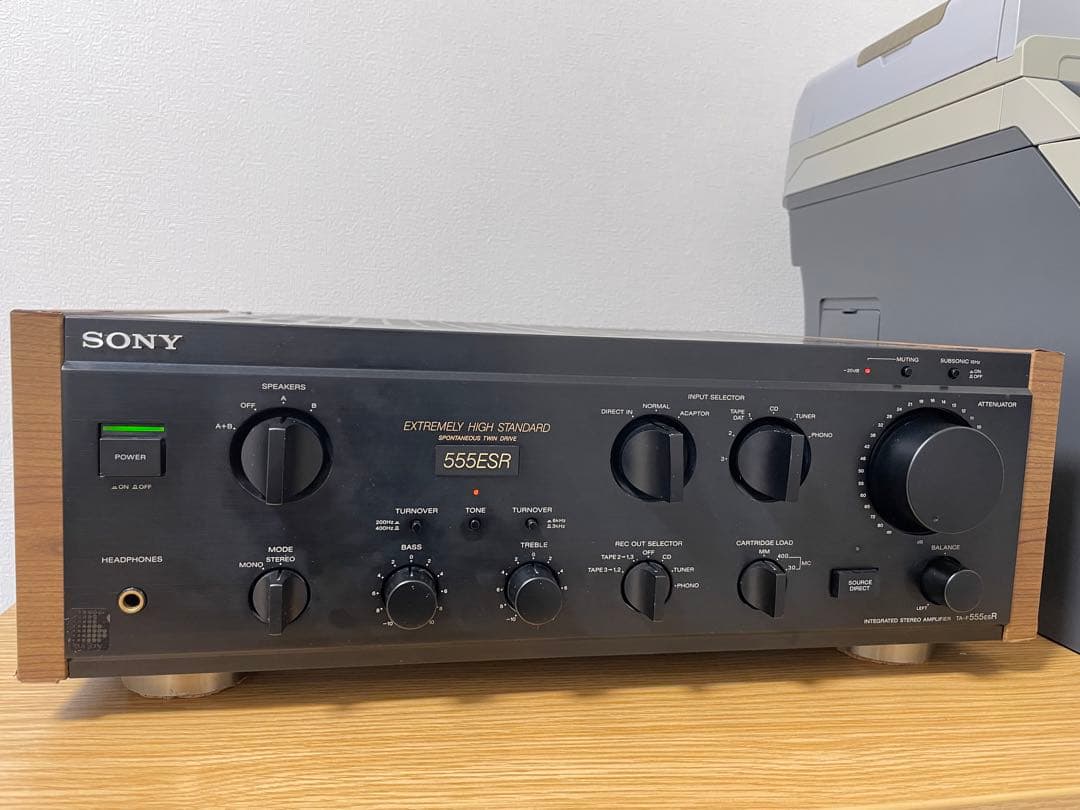 SONY TA-F555ESR プリメインアンプ 点検修理済み 往年の名機
