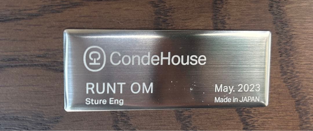 CondeHouse RUNT OM チェア 2023年製　テーブルセット