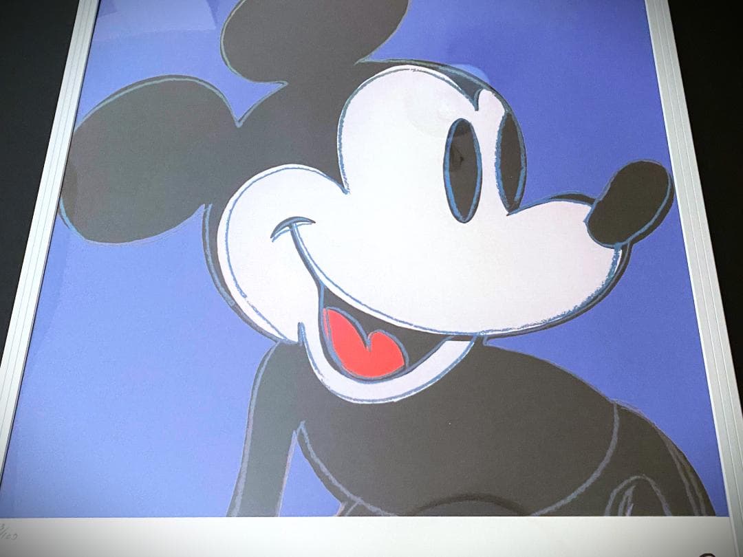 【美品】アンディ・ウォーホル☆ミッキーマウス☆リトグラフ