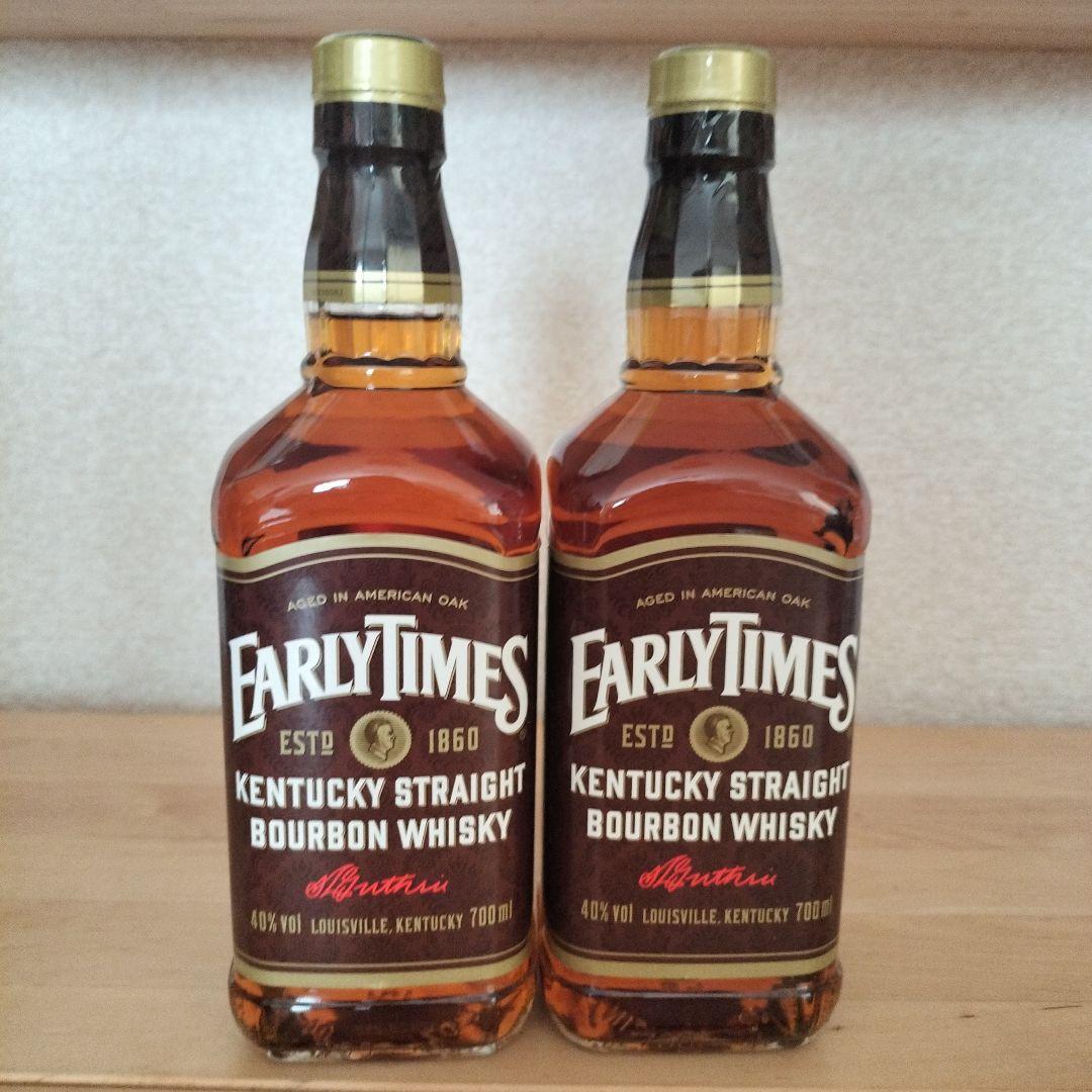 終売品アーリータイムズ バーボンウイスキー 700ml 2本セット