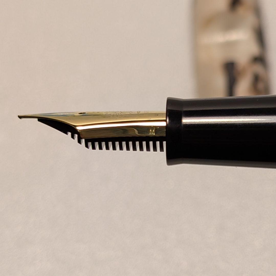 WANCHER ドリームペン 誠エボナイト シルクブラック 将軍ニブ M