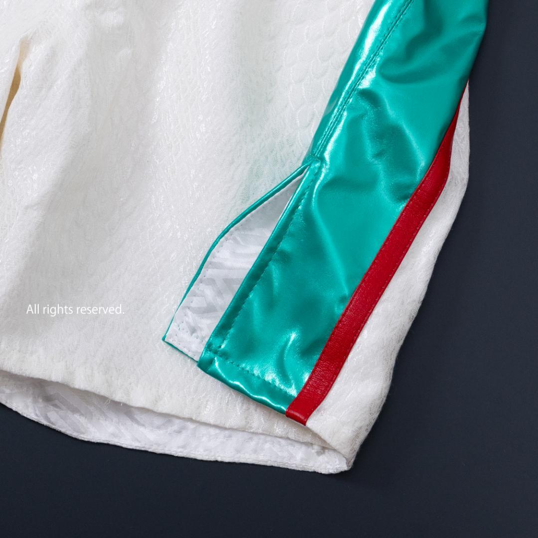 試合用に！SSサイズ（ジュニア又はレディース）スネーク柄のボクシングトランクス