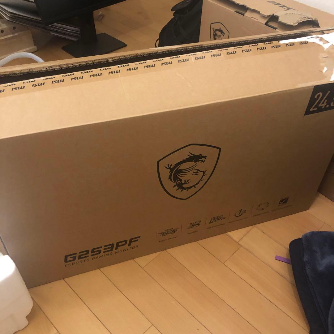 MSI G253PFゲーミングモニター　380Hz