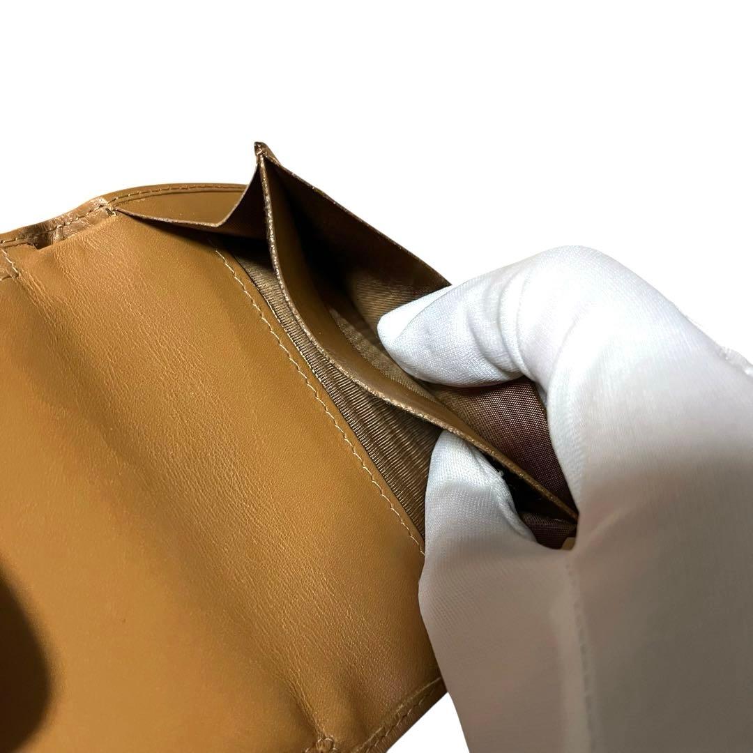 極美品✨未使用級セリーヌ マカダム トリオンフ 二つ折り財布 がま口 レディース