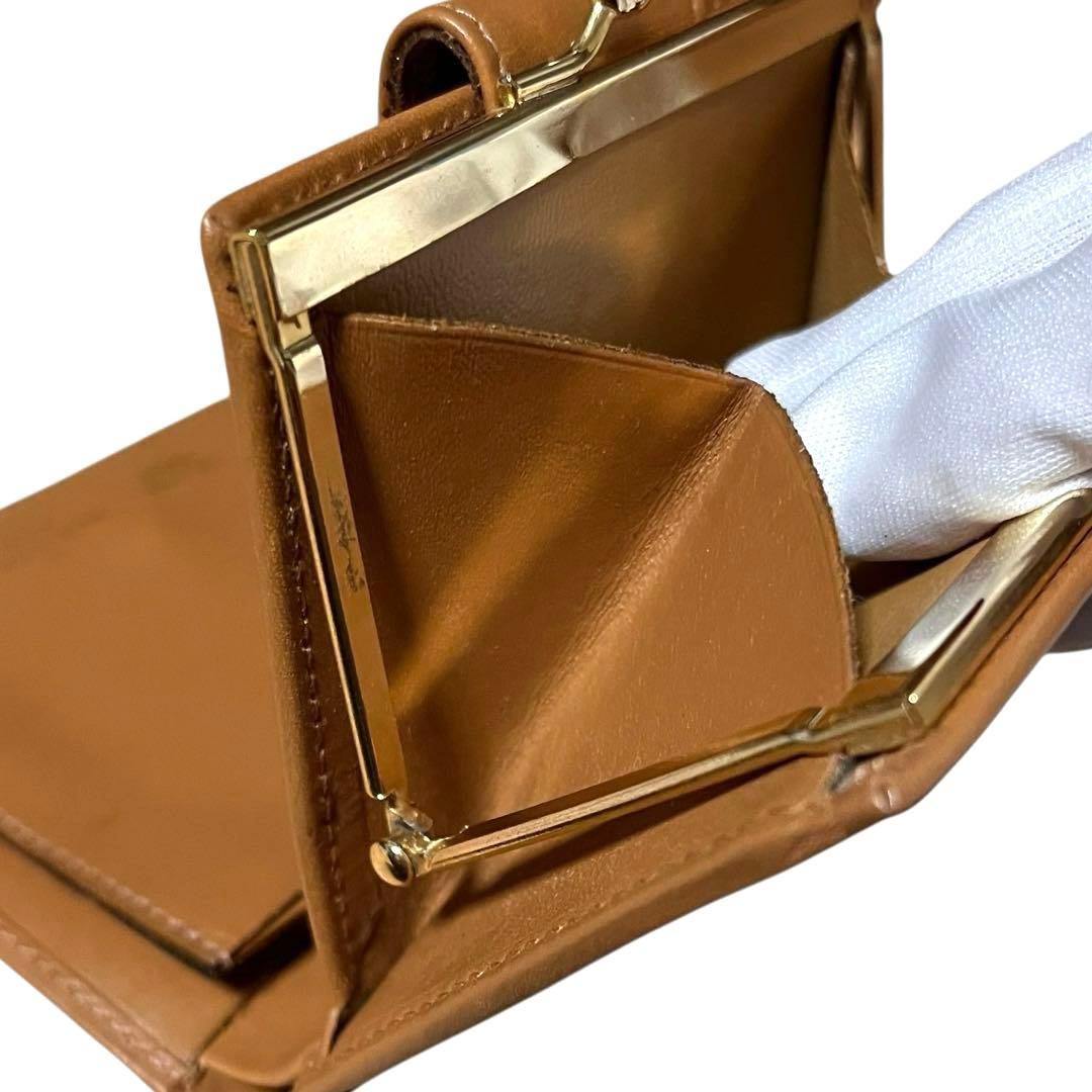 極美品✨未使用級セリーヌ マカダム トリオンフ 二つ折り財布 がま口 レディース