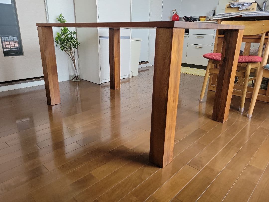 CRASHGATE　デン　 ダイニングテーブル　 ウォールナット　W1350