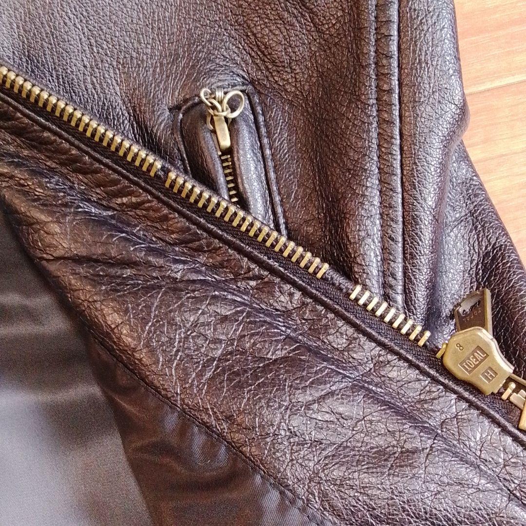 AVIREX シングルライダースジャケット6141052ブラック　　 （難あり）