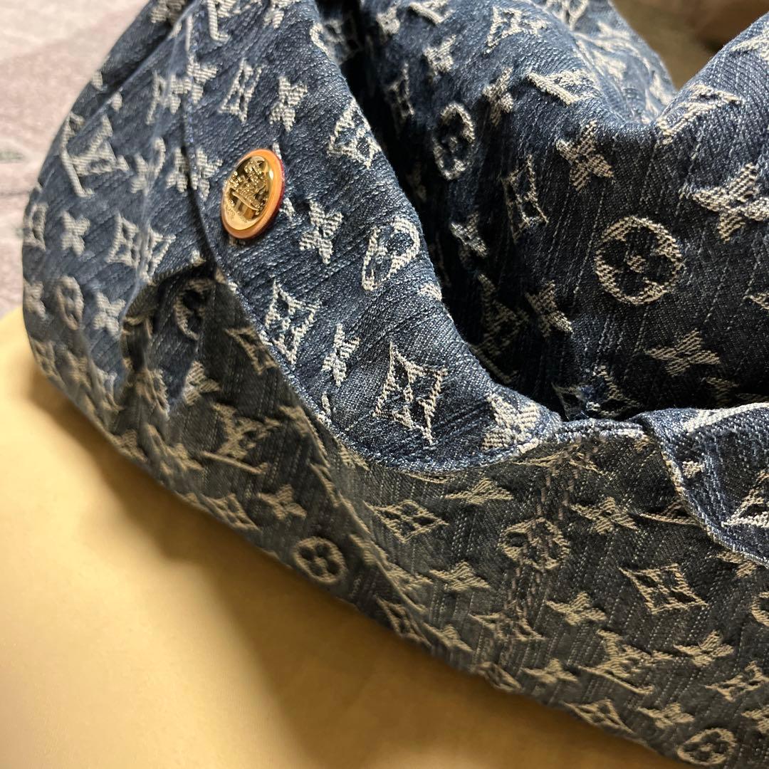 【美品】LOUIS VUITTONモノグラムデニムデイリーGMショルダーバッグ