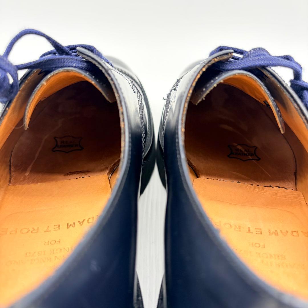 SANDERS サンダース ミリタリーダービー UK7.5 ネイビー 外羽根