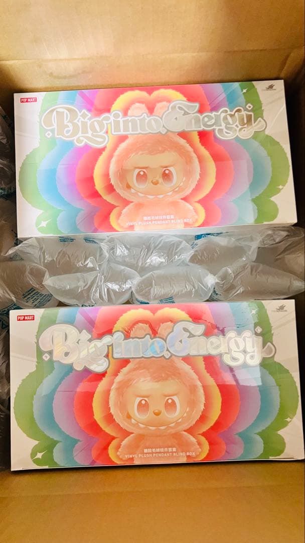 正規品 POPMART LABUBU Big into Energy 2BOX