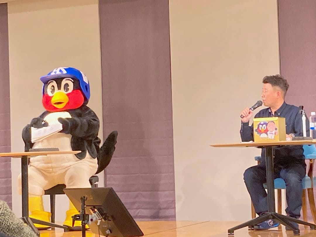 【サイン入り】つば九郎ぬいぐるみ 大小セット