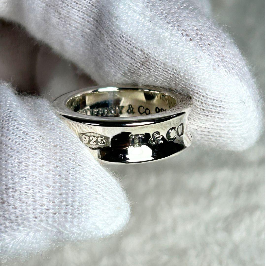 【極美品】ティファニー 1837 ナローリング 9.5号 SV925 保存袋