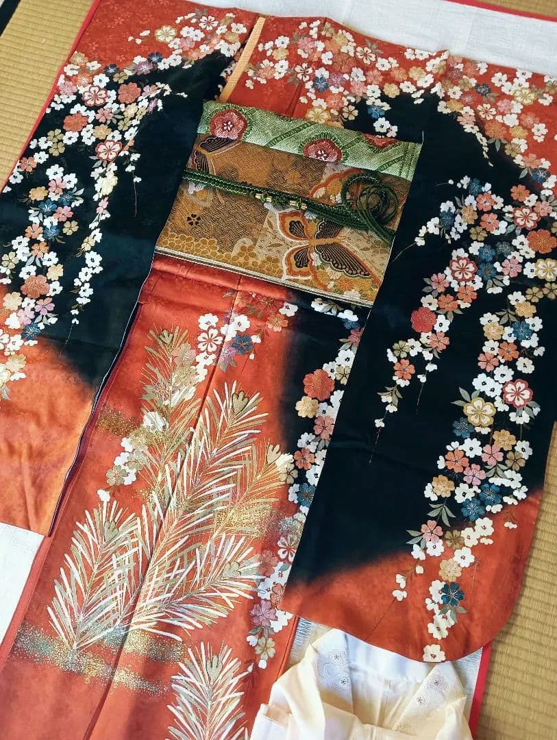 岩田専太郎　豪華振袖フルセット　美品　身丈161 裄 67