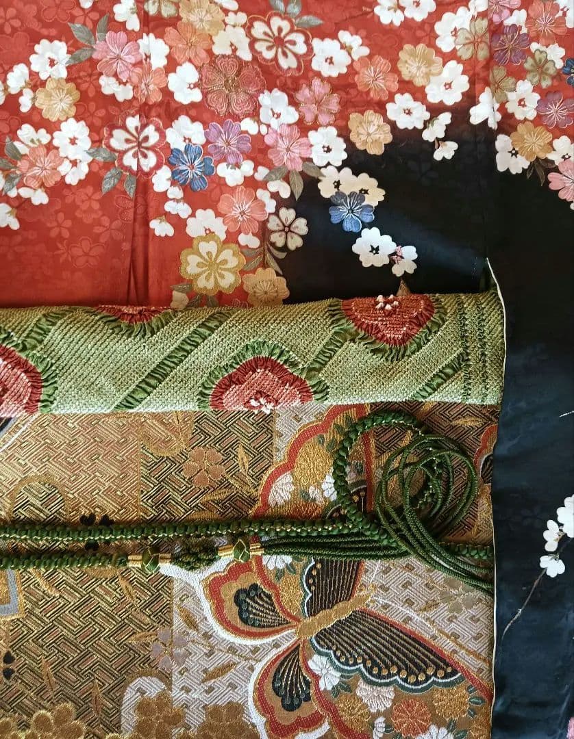 岩田専太郎　豪華振袖フルセット　美品　身丈161 裄 67