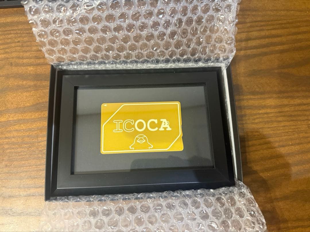 黄金のICOCA フレーム付き