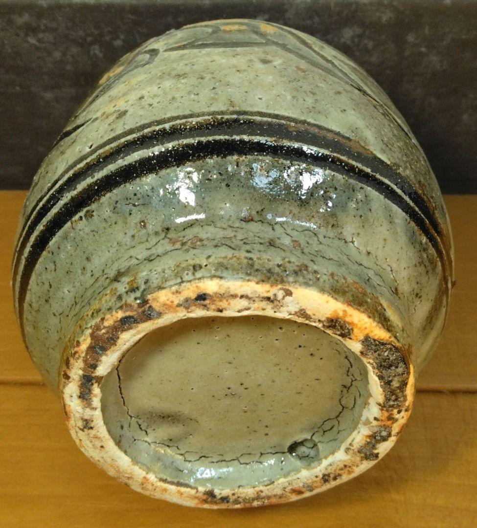 人間国宝 金城次郎 壷屋焼 徳利 栞 共箱 美品 壺屋焼 やちむん 魚紋徳利