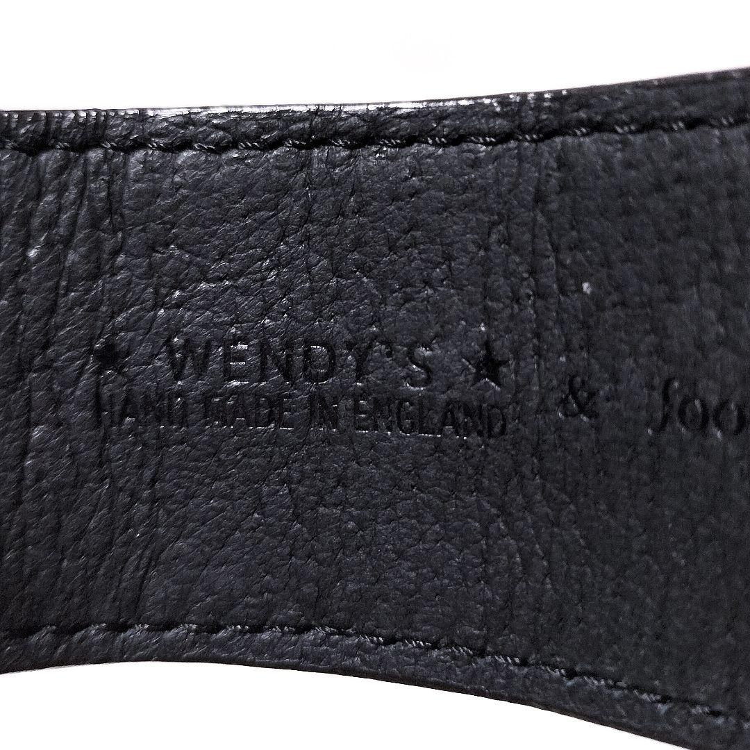 新品◆WENDY'S & フットザコーチャー イギリス製 スタッズリストバンド