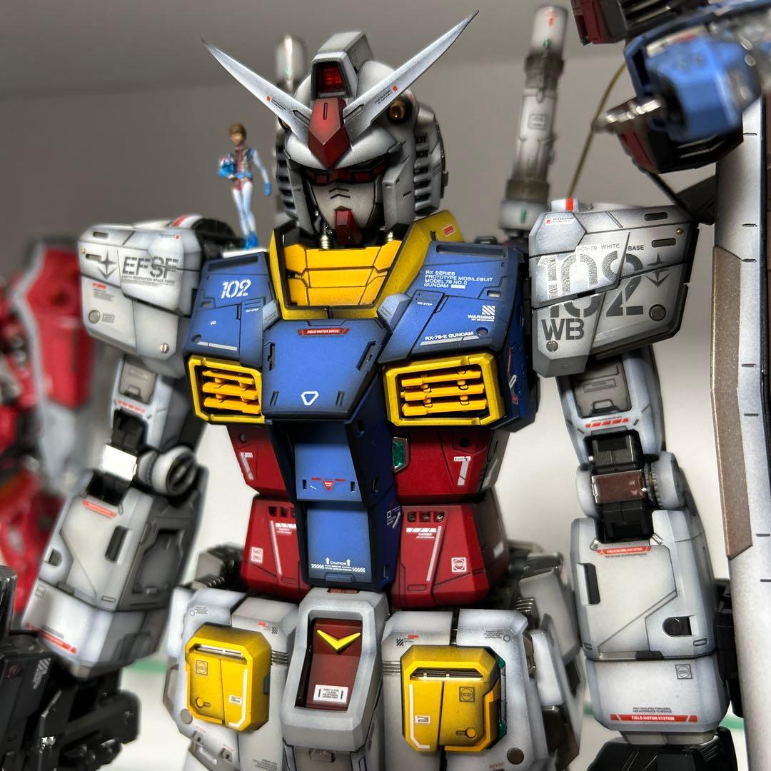 ガンプラ塗装済み完成品PG UNLEASHED 機動戦士ガンダム RX-78-2