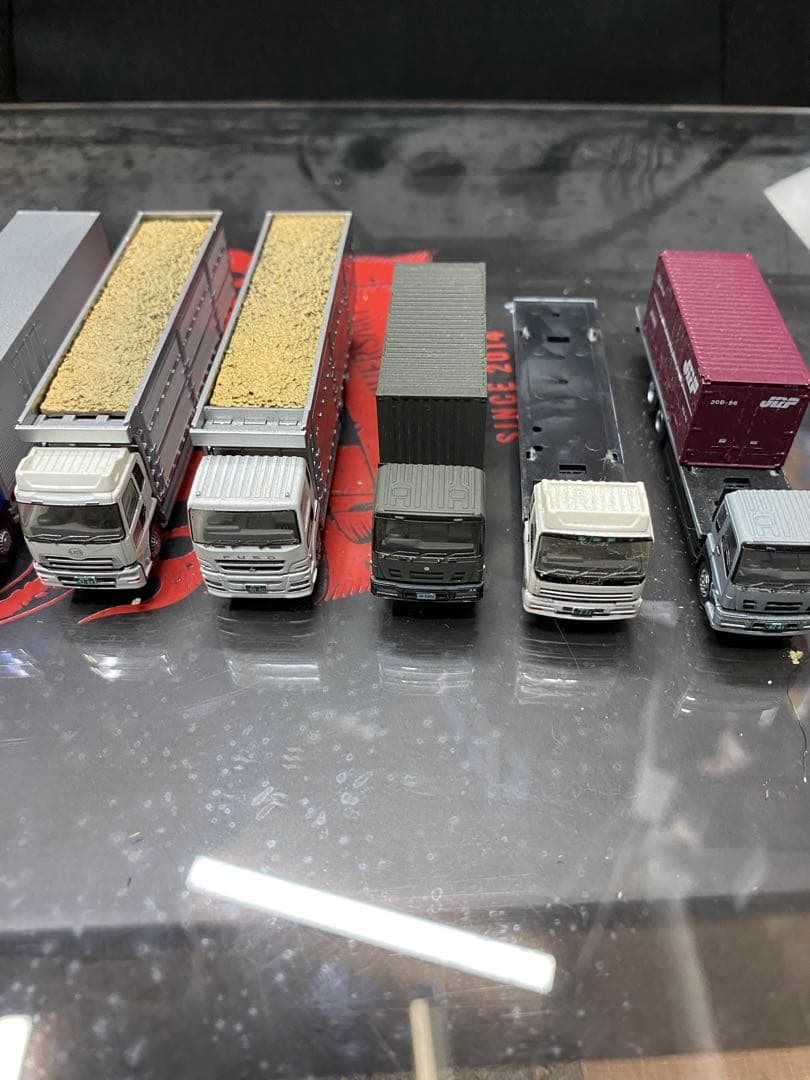 1/150 Nゲージサイズ　トラック、トレーラーコレクション13台+3台セット