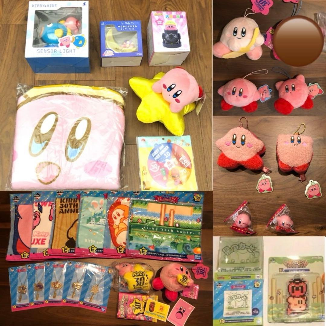 新品・未使用！　星のカービィグッズ　ぬいぐるみ　雑貨　一番くじなど　30点セット