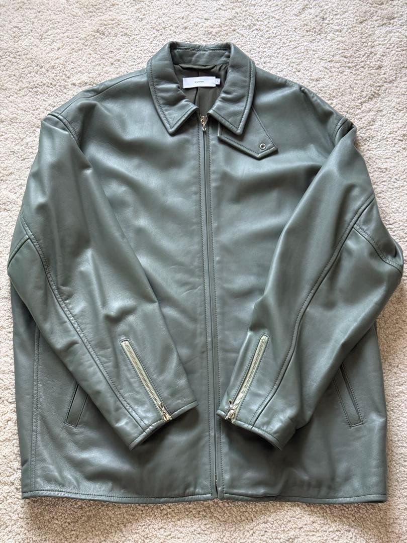 グラフペーパー SHEEP LEATHER RIDERS JACKET サイズ2
