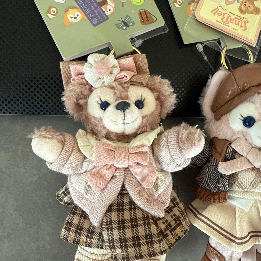 上海ディズニー 小さい教室 シェリーメイリーナベル ぬいぐるみキーチェーン2点