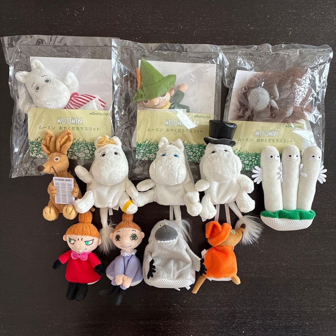 ★千趣会 ベルメゾン★ ムーミン おやくだちマスコット 12体セット