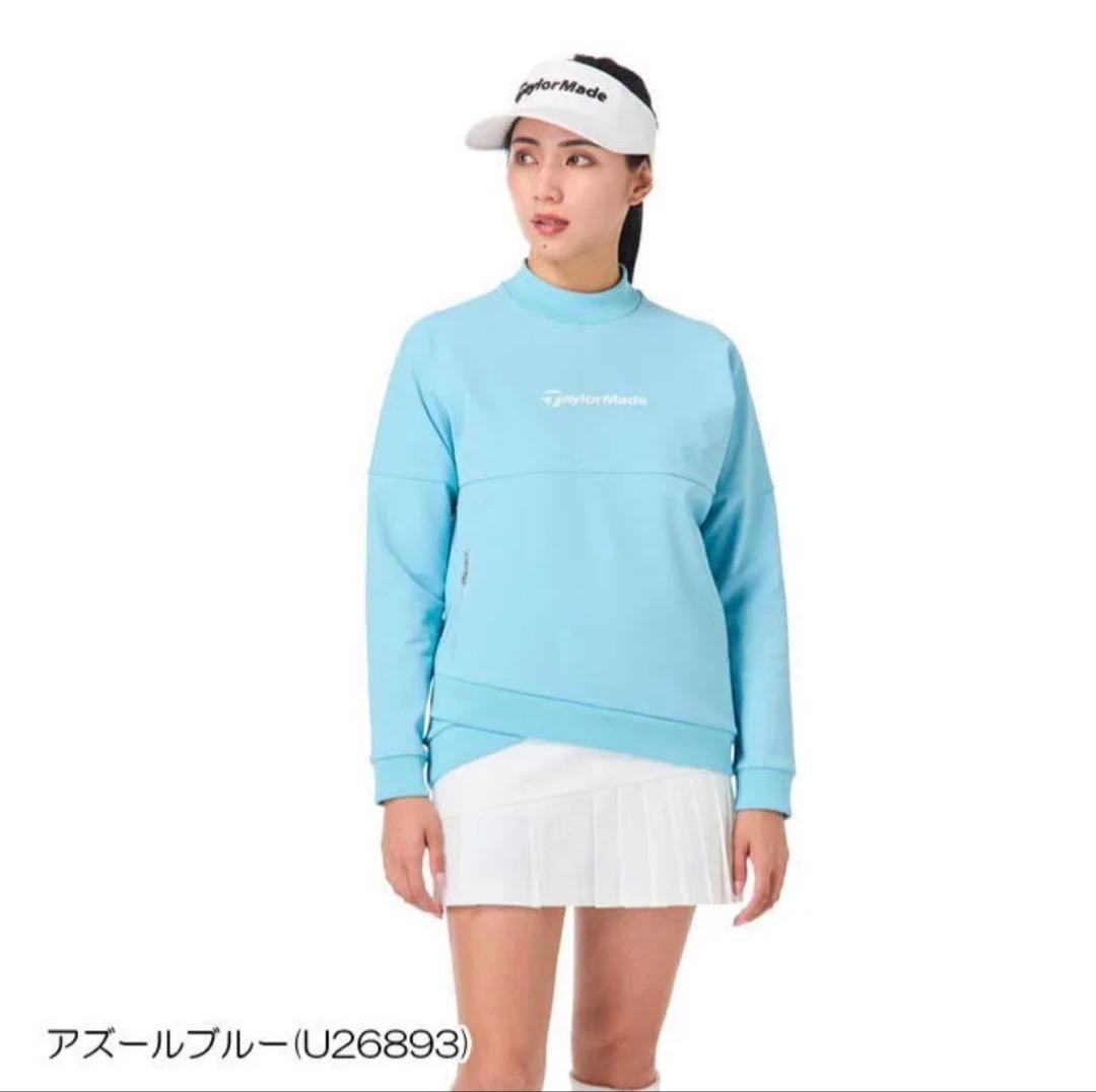 新品！テーラーメイドゴルフ　防風保温　変形裾リブネックプルオーバー　Ｍ
