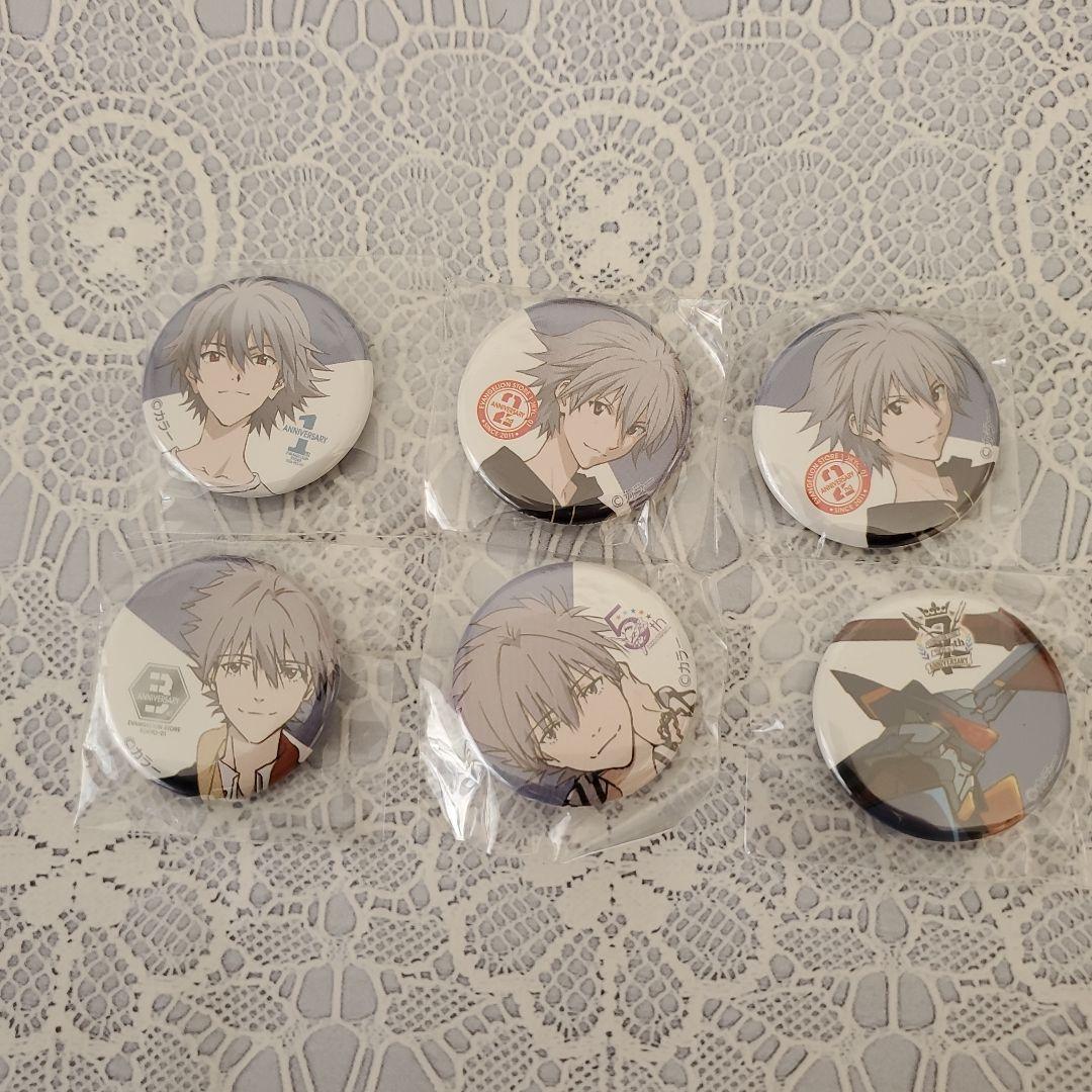 エヴァンゲリオン　エヴァストア　10周年　缶バッジ