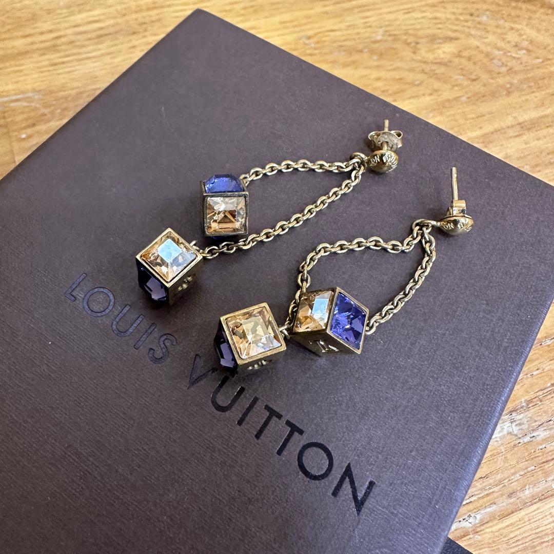【値下】Louis Vuitton ブークルドレイユパンダンギャンブルピアス