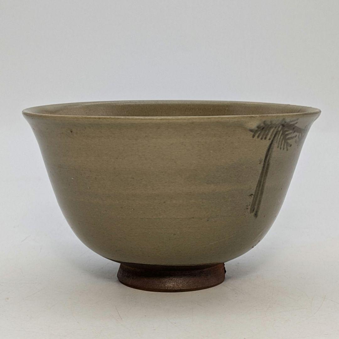 二代横山香寶 虫明焼 茶盌 合箱 しめ縄 抹茶碗 抹茶茶碗 茶道具 茶器 食器