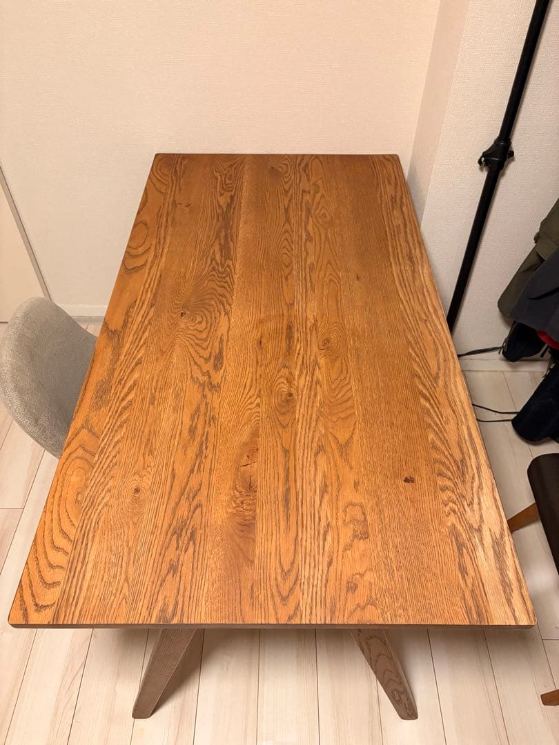 送料込み unico ADDAYダイニングテーブル W1500