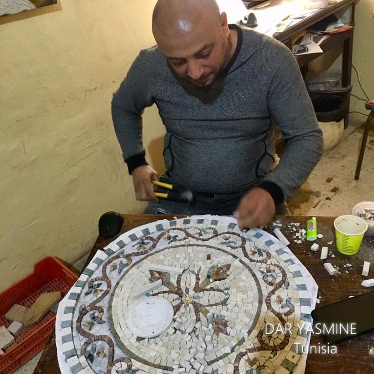 モザイクタイル　チュニジアの歴史を感じるモザイクアート オアシス14