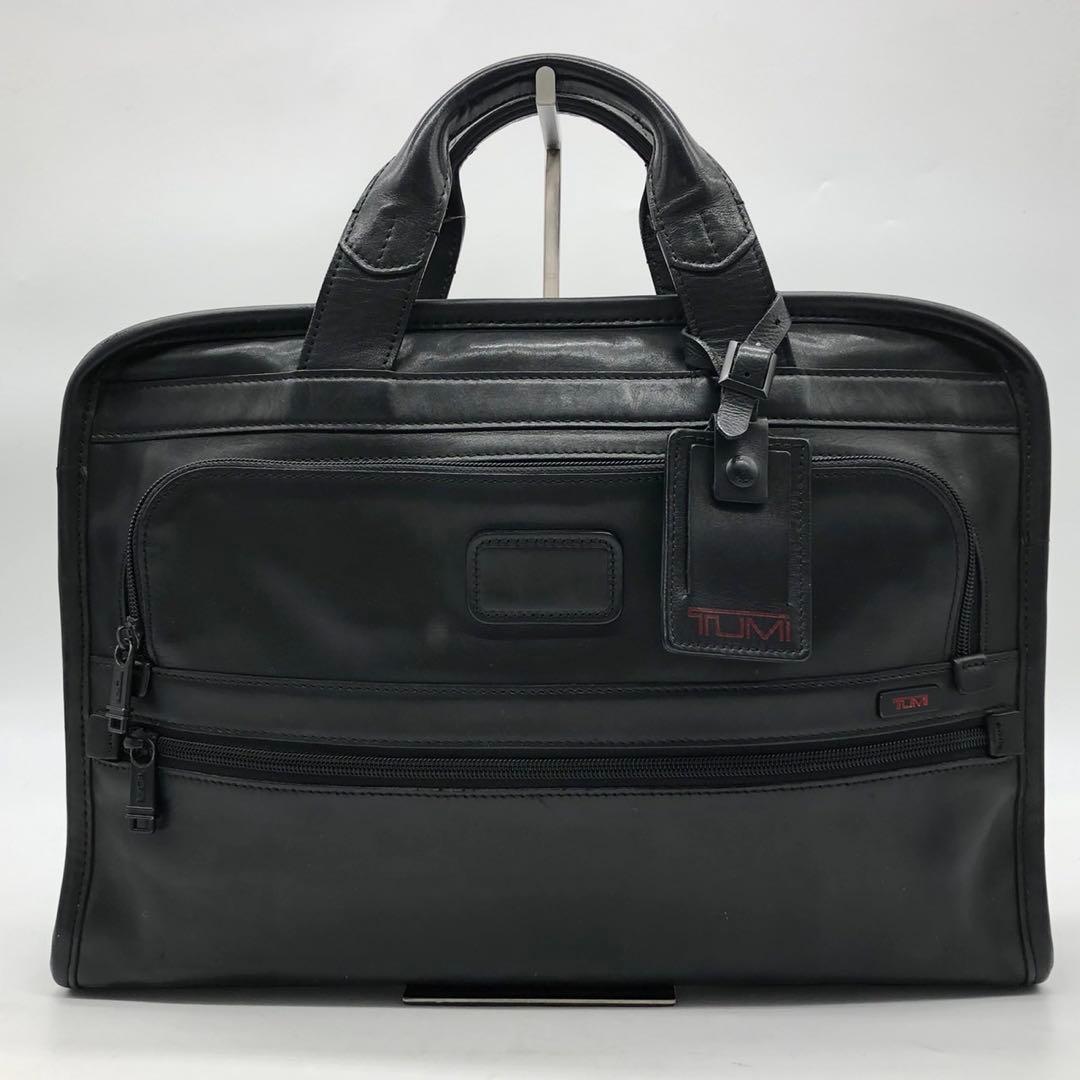 TUMI ビジネスバッグ 2way アルファ 96101 オールレザー ブラック