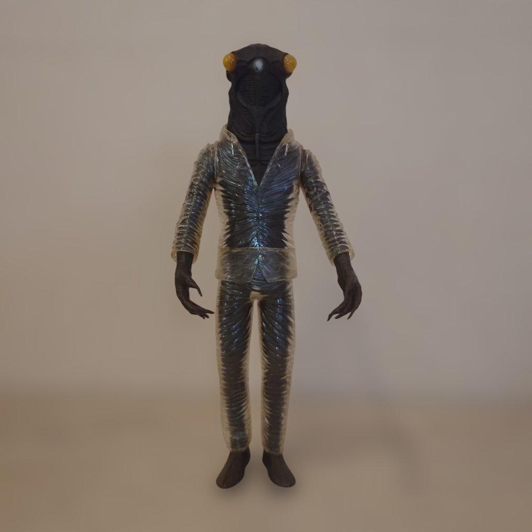 エクスプラス大怪獣シリーズ セミ人間 カラー版 美品 隕石付　 箱なし