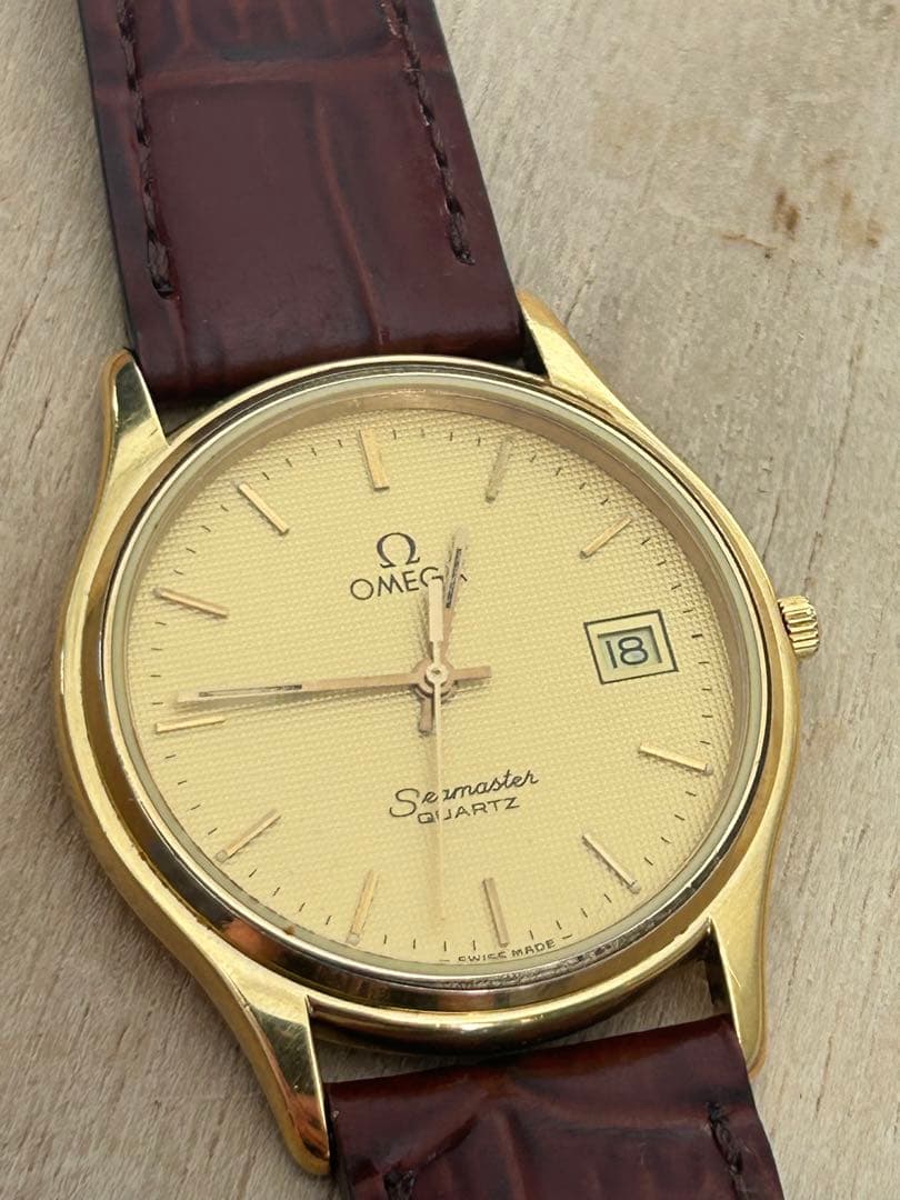 オメガ OMEGA シーマスターSeamaster メンズ 腕時計QZジャンク品