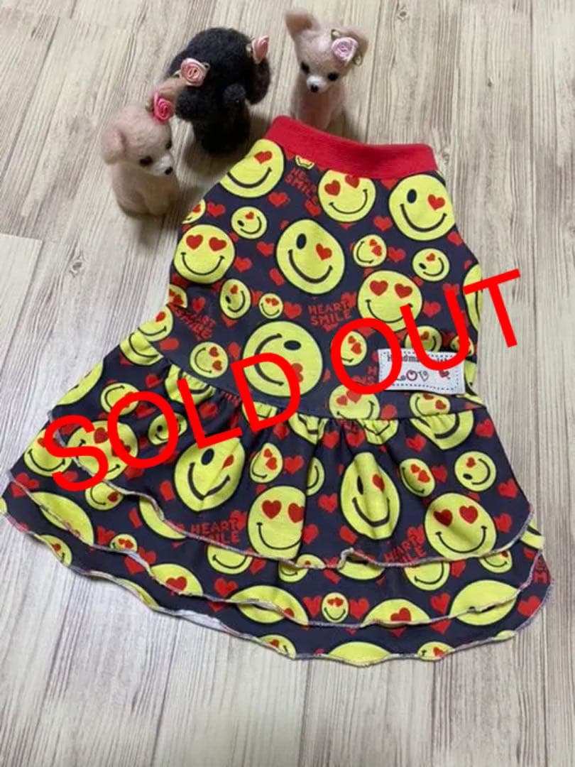 犬服 ワンピース(M)  ꒡̈⃝Lily꒡̈⃝ハンドメイド