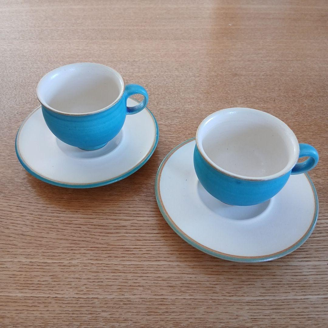 (未使用、自宅保管品) 大嶺工房 カップとソーサー2個セット