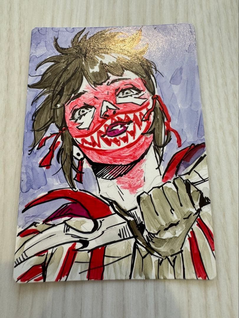 MTG 名うての殺人鬼、虐殺少女 FOIL アーティストプルーフ カラースケッチ