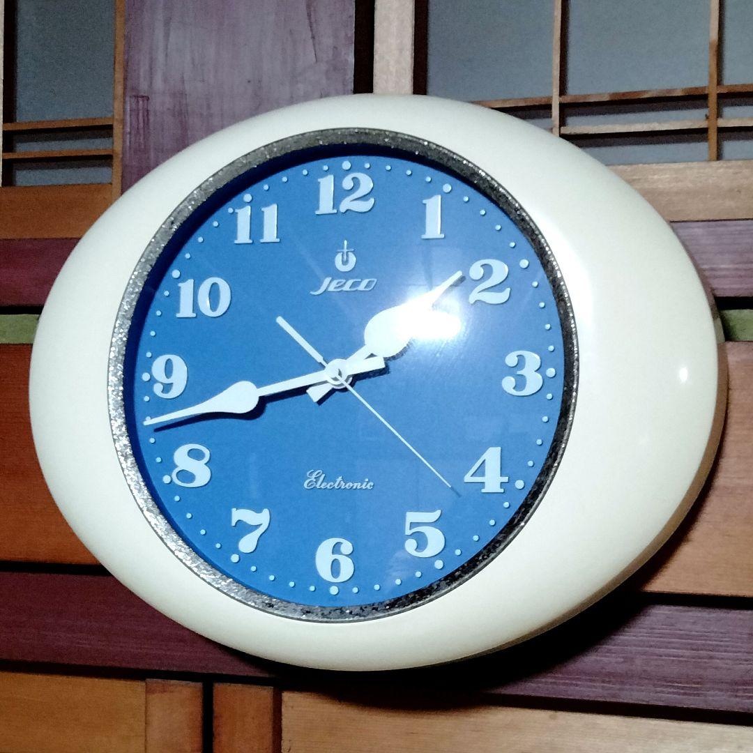 【美品 動作品】ジェコー jeco 掛け時計 ミッドセンチュリー アンティーク