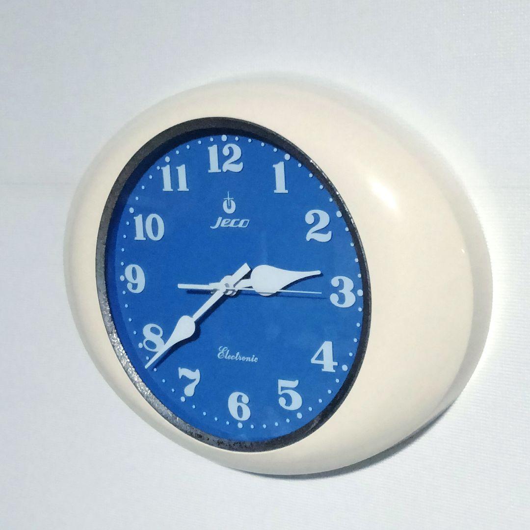 【美品 動作品】ジェコー jeco 掛け時計 ミッドセンチュリー アンティーク