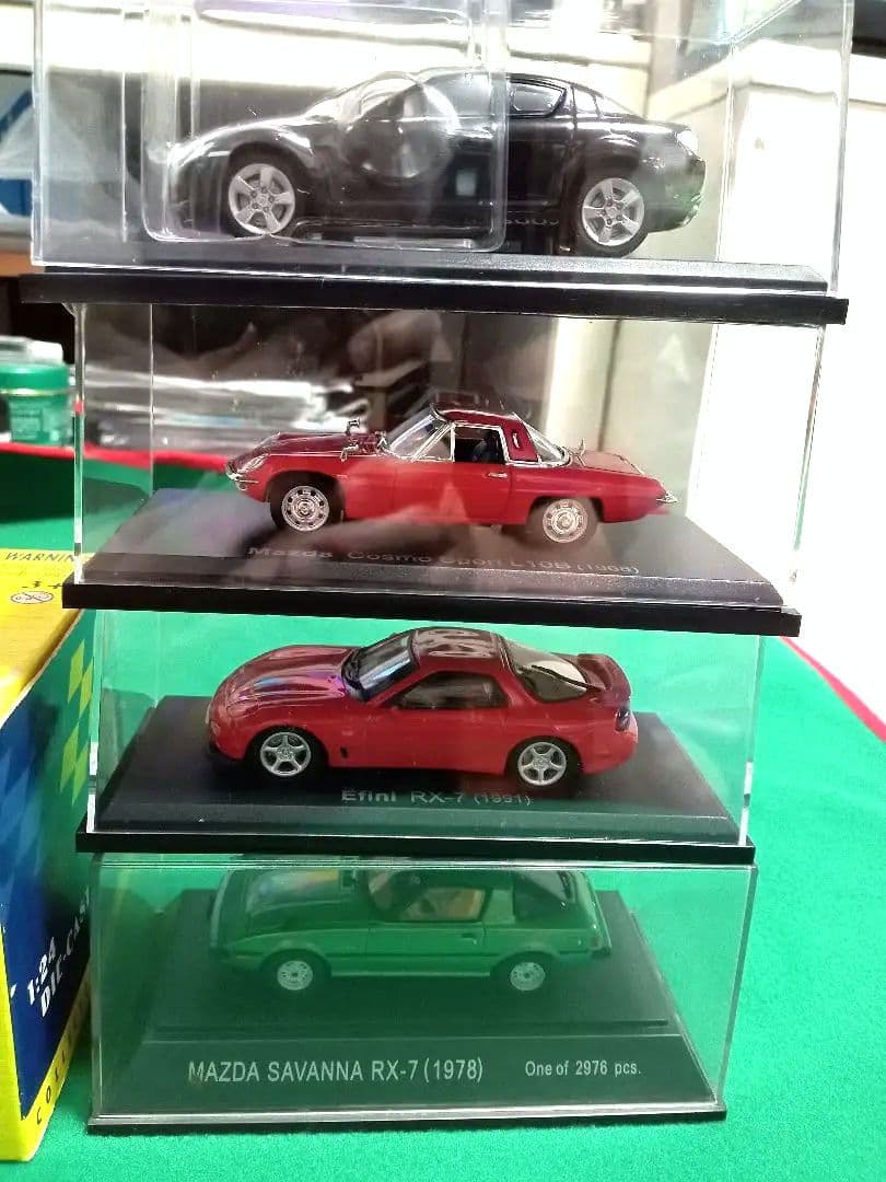 Mazda RX-7とRX-8 コスモ6台セット