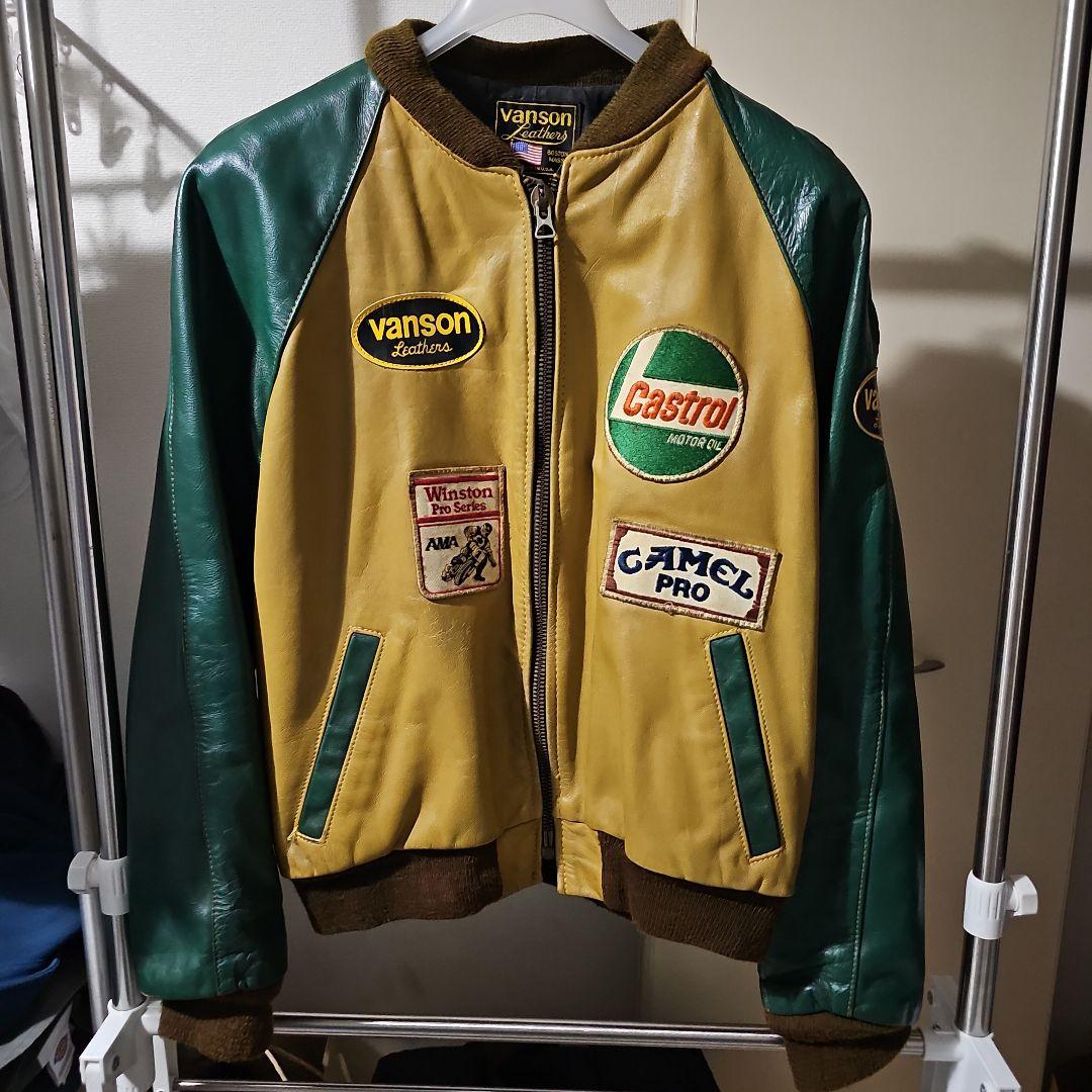 vanson オールドバンソン　44　超初期CCジッパー