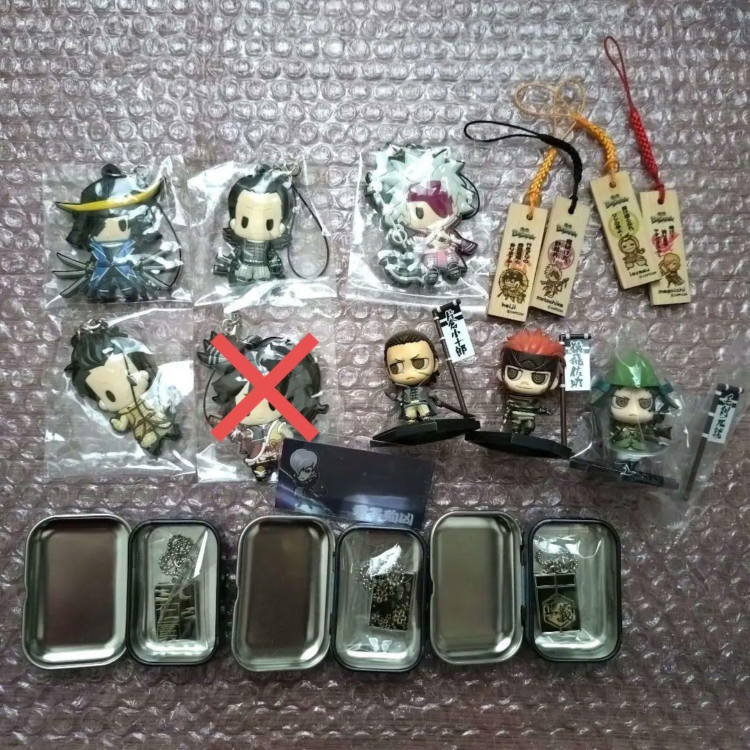 戦国BASARA カプコンカフェ 缶バッジ アクスタ 缶ミラー ストラップ 他