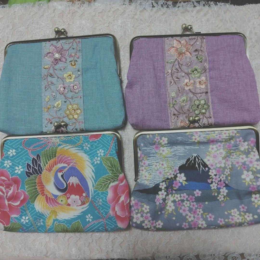 My様オーダーがま口ポーチ＆巾着袋