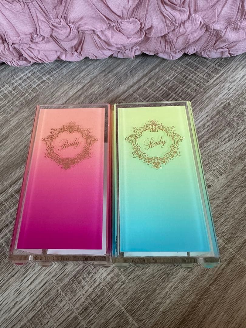 ❤︎Rady❤︎歯ブラシスタンドグラデーションセットアクリルマルチスタンド小物入れ