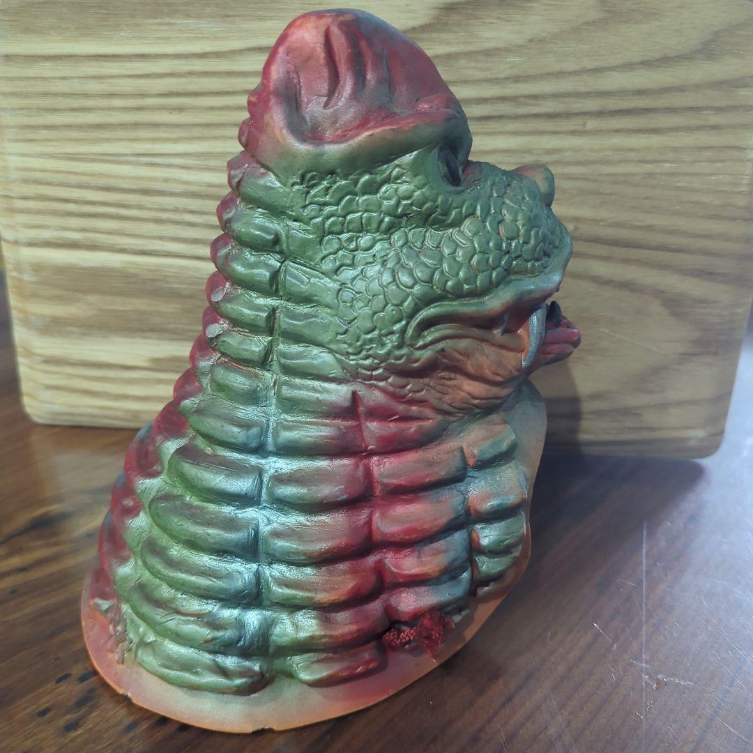 怪獣ヘルメット レッドキング　ヨネザワ　ソフビ